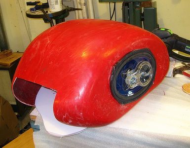 Cut Holes in the Flat Side Surfaces for Speakers.
