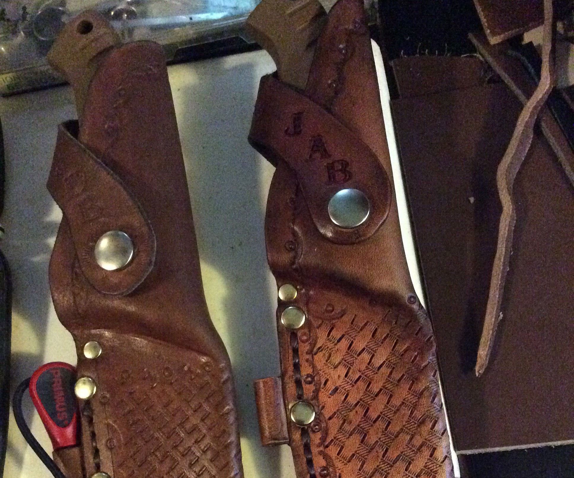 Camillus Titanium Leather Sheath