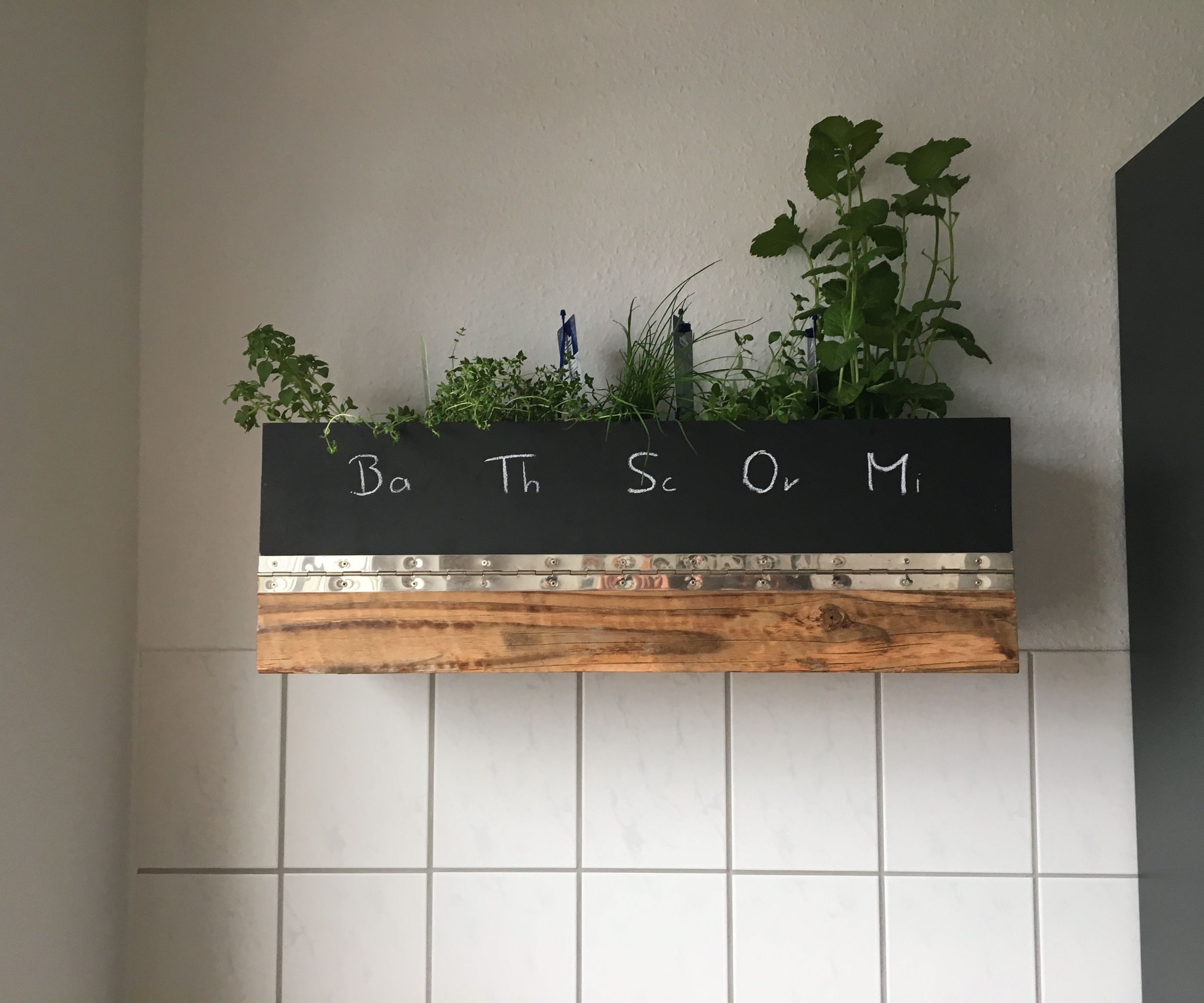  Wall Garden and "shelf of Shame" Out of Old Wood