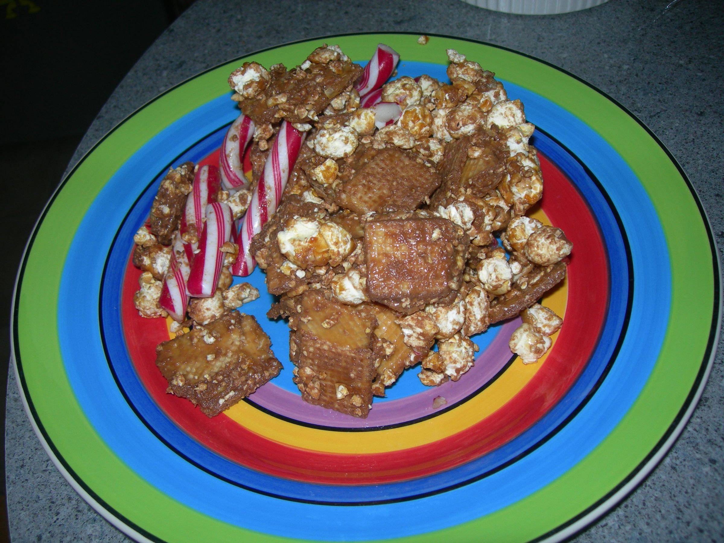 Crushed Candy Cane Caramel Crunch - Candy Contest