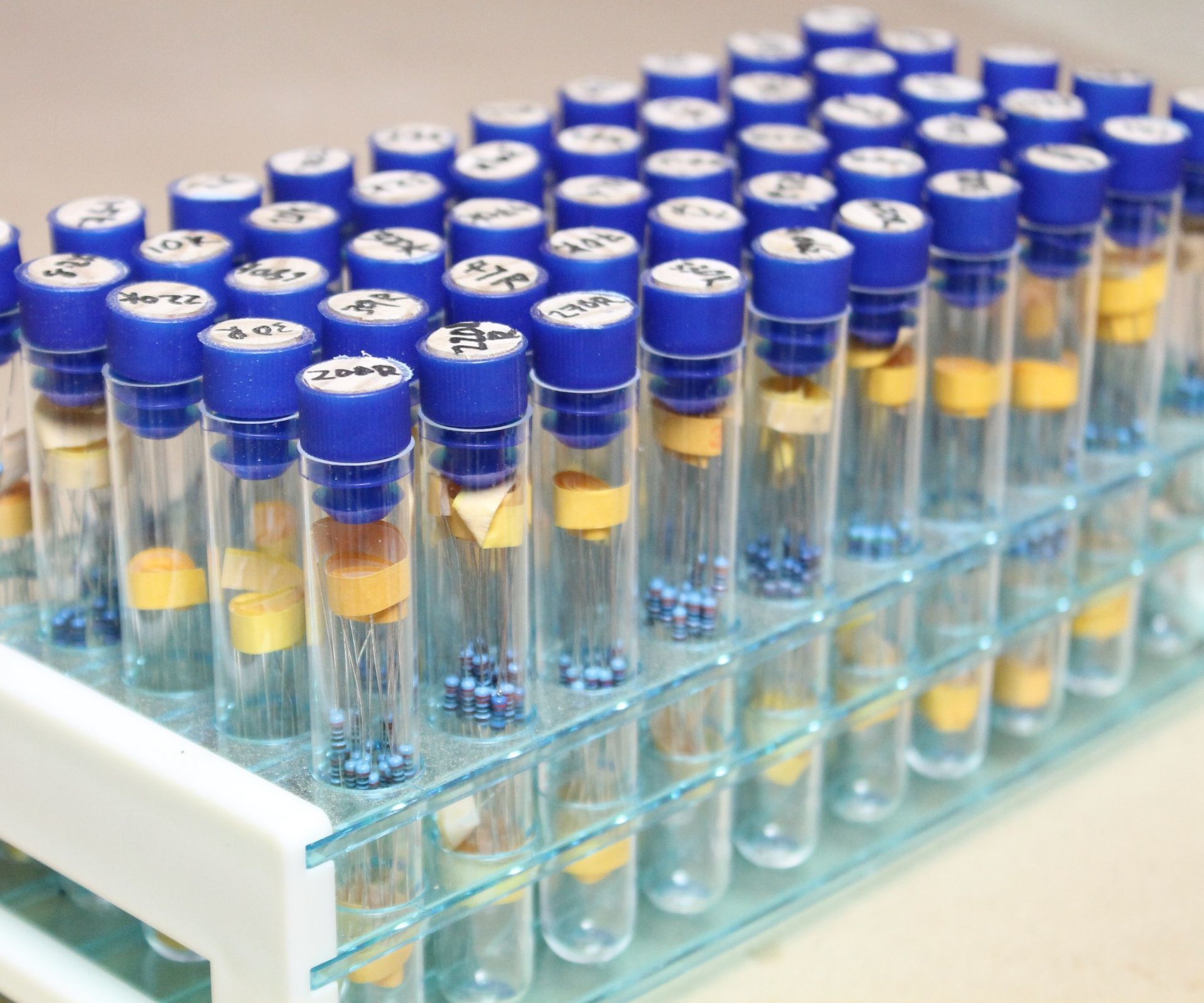 Resistor Organizer and Storage