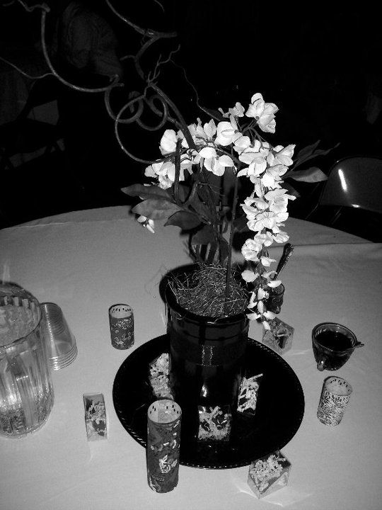 Japanese themed center pieces