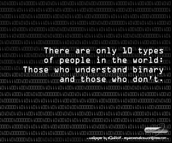 Learn to Talk Binary (The Efficient/hard Way)