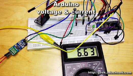 Arduino - Voltage and Current Measurement ACS712, ADS1015