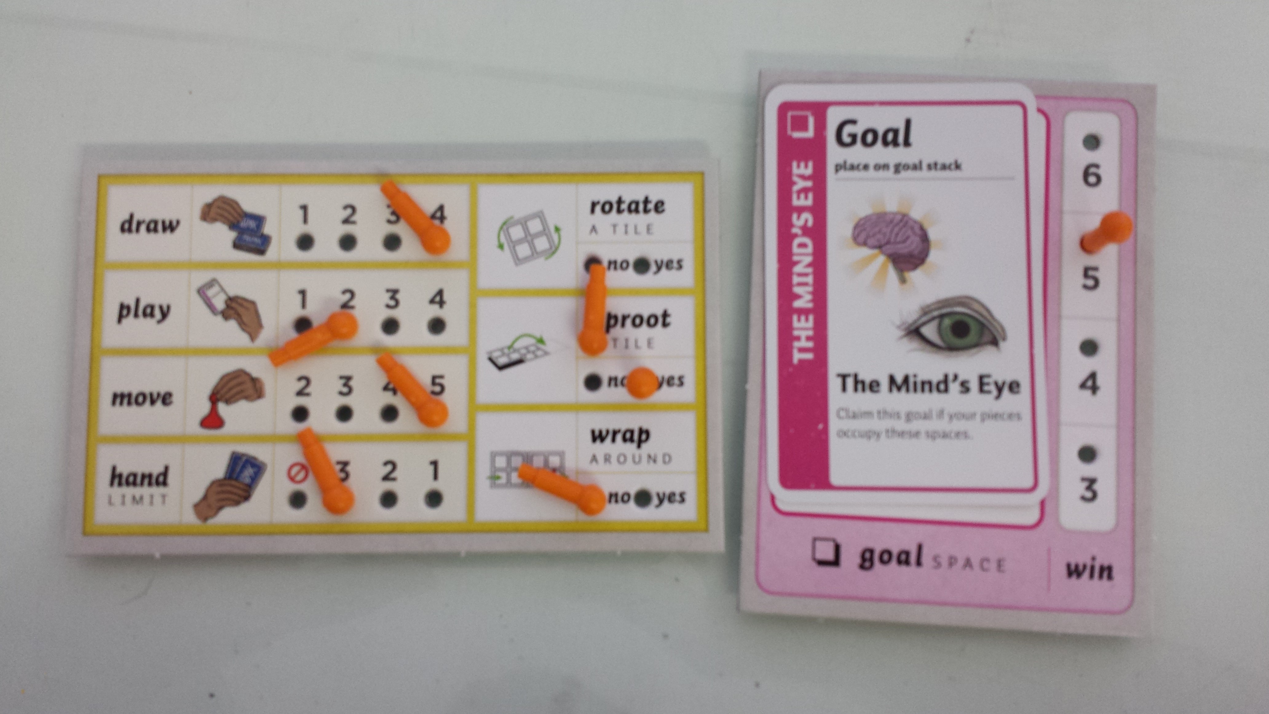 "Fluxx: the Board Game" Pegboard Hack