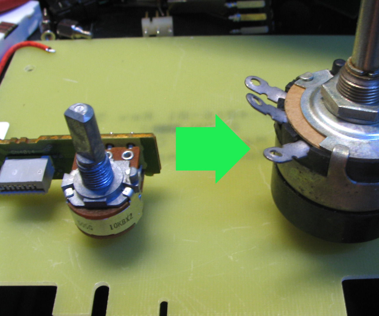 Super Simple Potentiometer Switch Hack