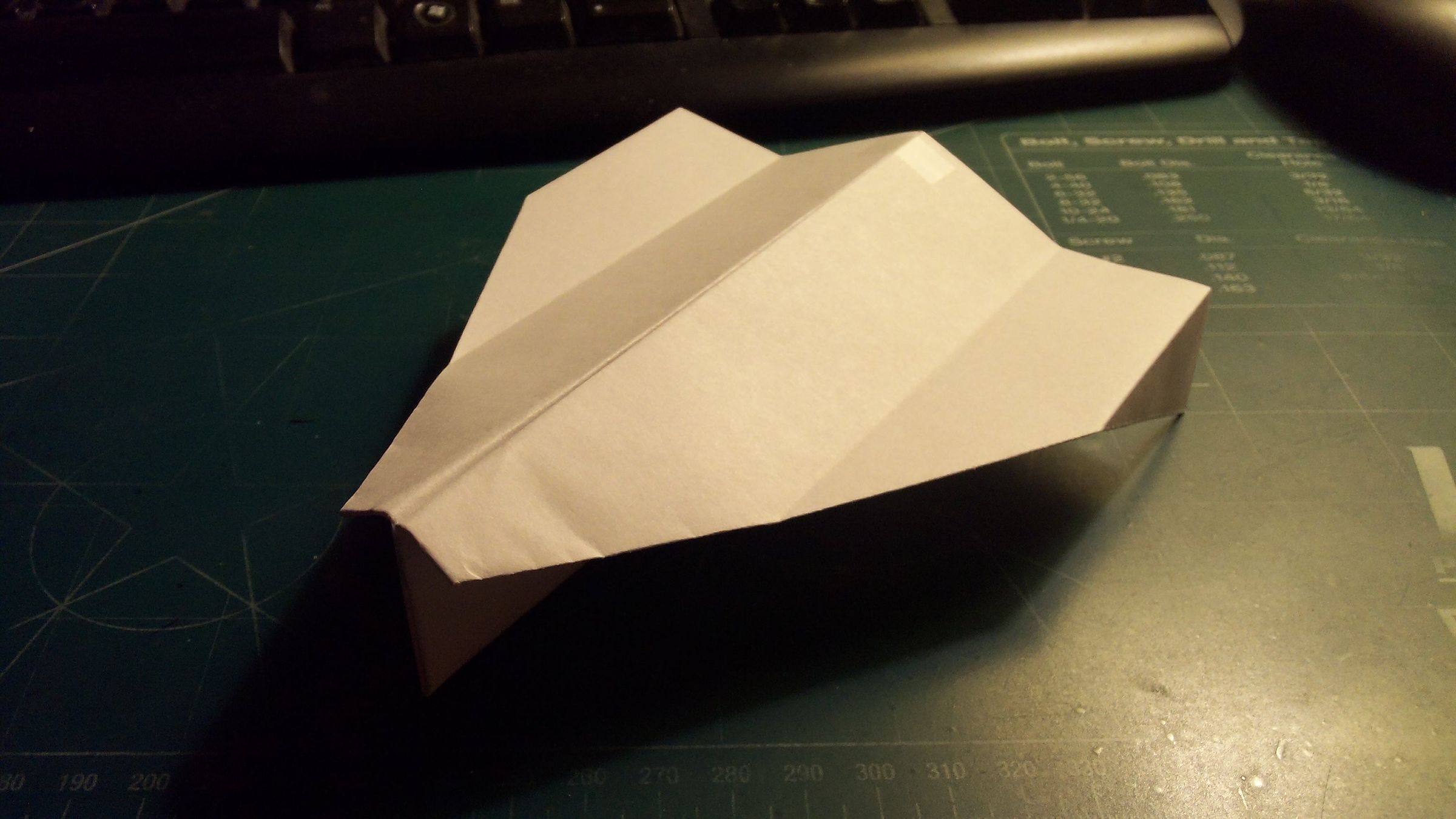 How to Make the Simple Warhawk Paper Airplane