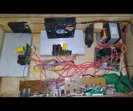 Home Make 300 Watt Fer Channel Stereo Amplifer, Simple Circuit and PCB