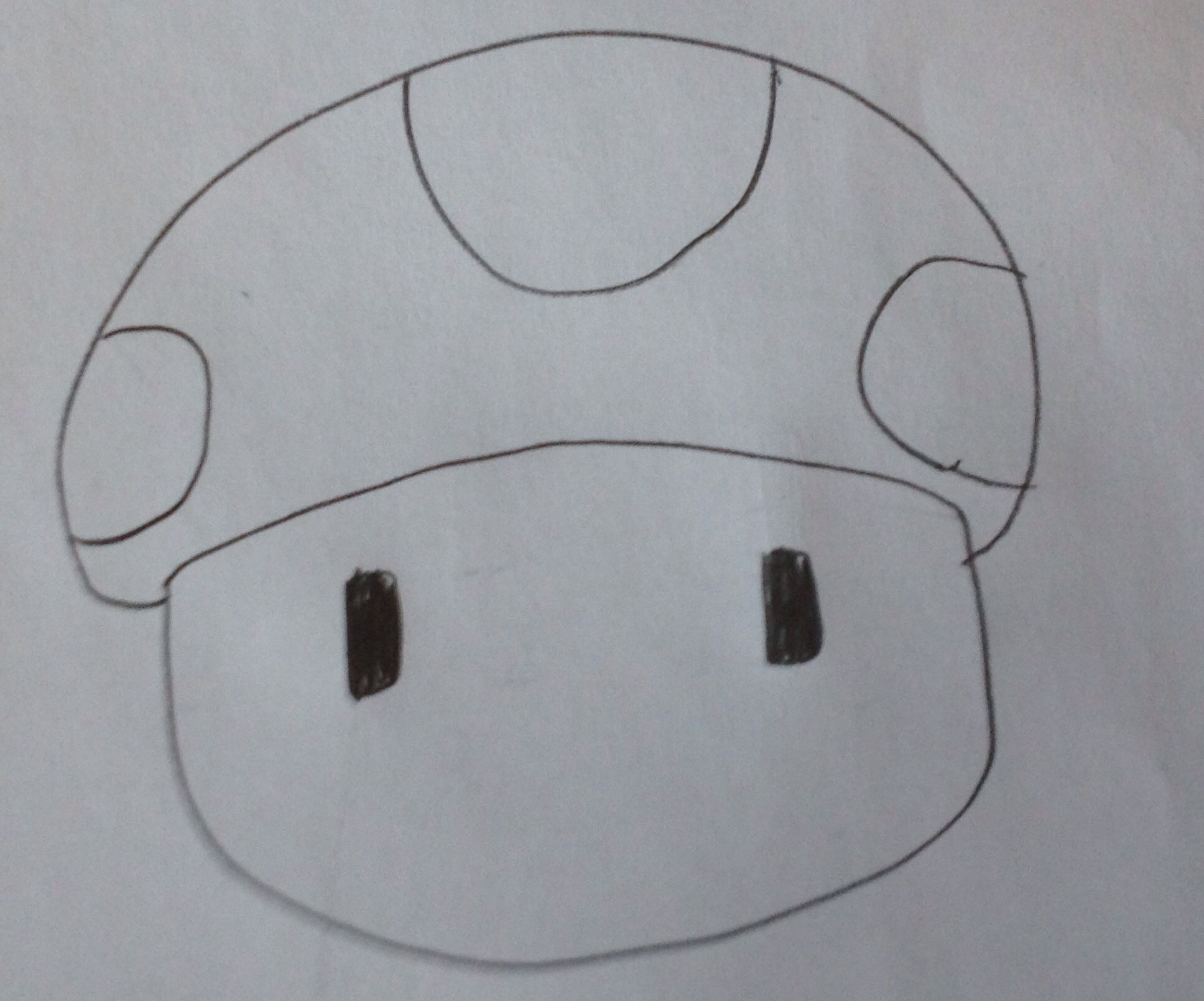 Drawing a Super Mario Mushroom