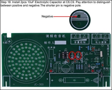2pcs 10uF Electrolytic Capacitor