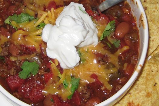 Lazy Man's Slow Cooked Game Day Chili