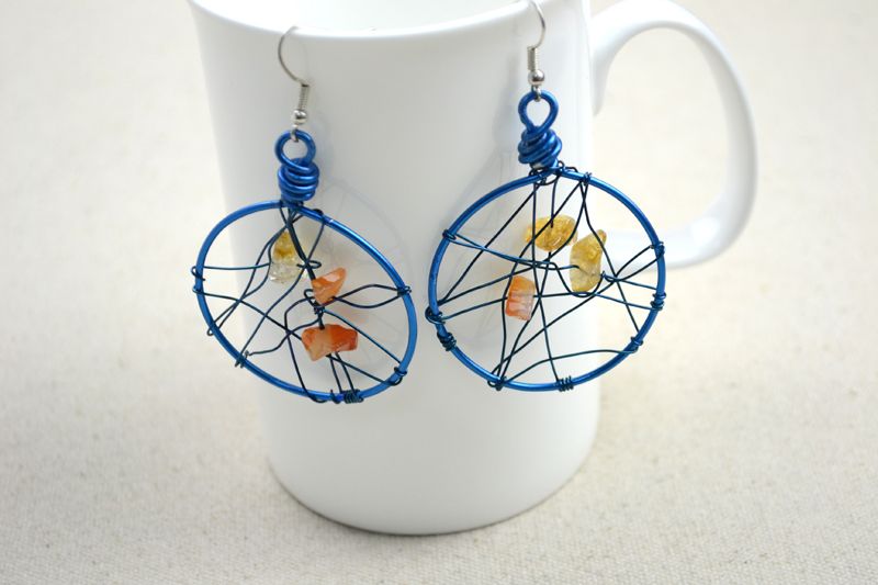 DIY Dreamcatcher Earrings in 3 Simple Steps