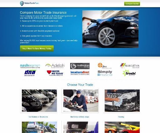 Compare Motor Trade Insurance