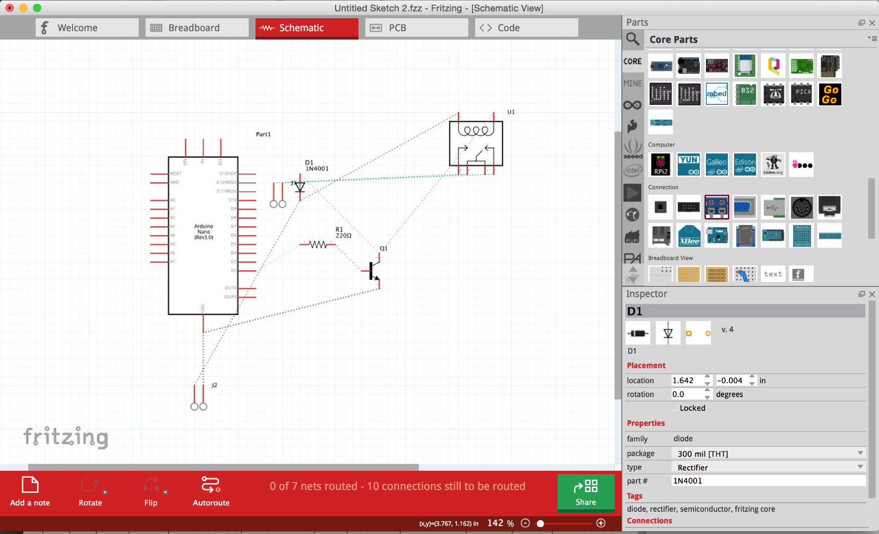 PCB Designing and Isolation Milling Using Only Free Software : 19 Steps