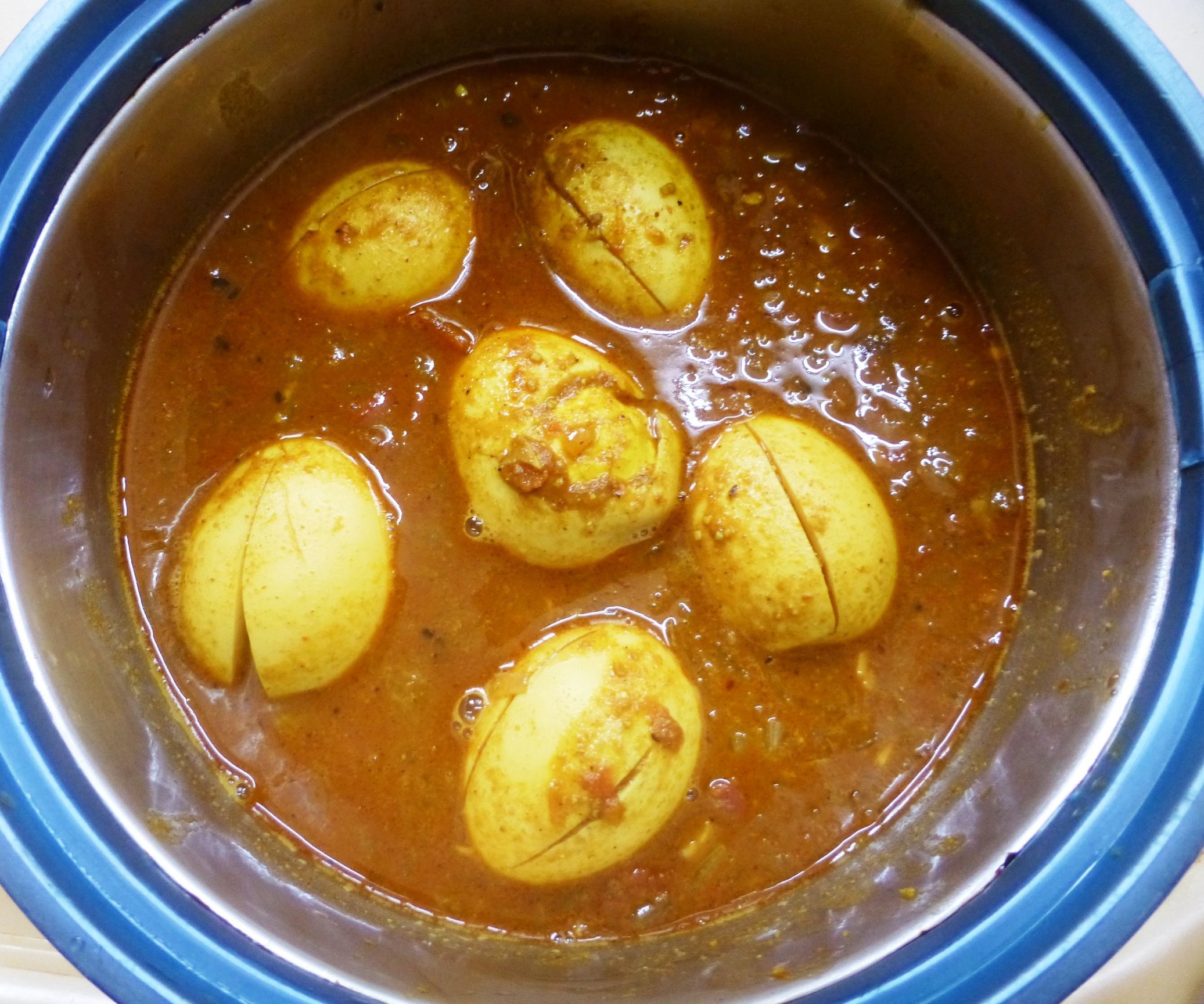 Spicy Egg Masala Curry 
