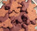 Espresso Chocolate Dipped Shortbread Cookies