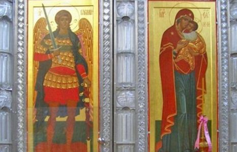 Restoration. Crystal Iconostasis in the City of Dyatkovo, Bryansk Region of the Russian Federation