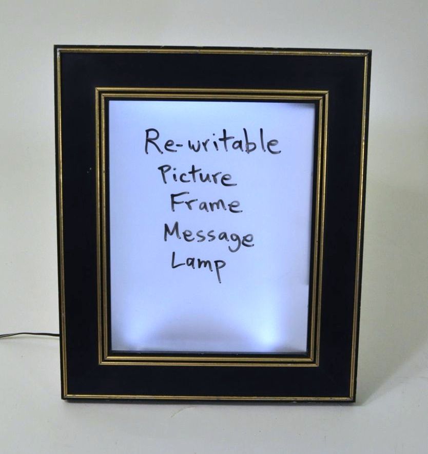 Light-Up Dry Erase Message Board