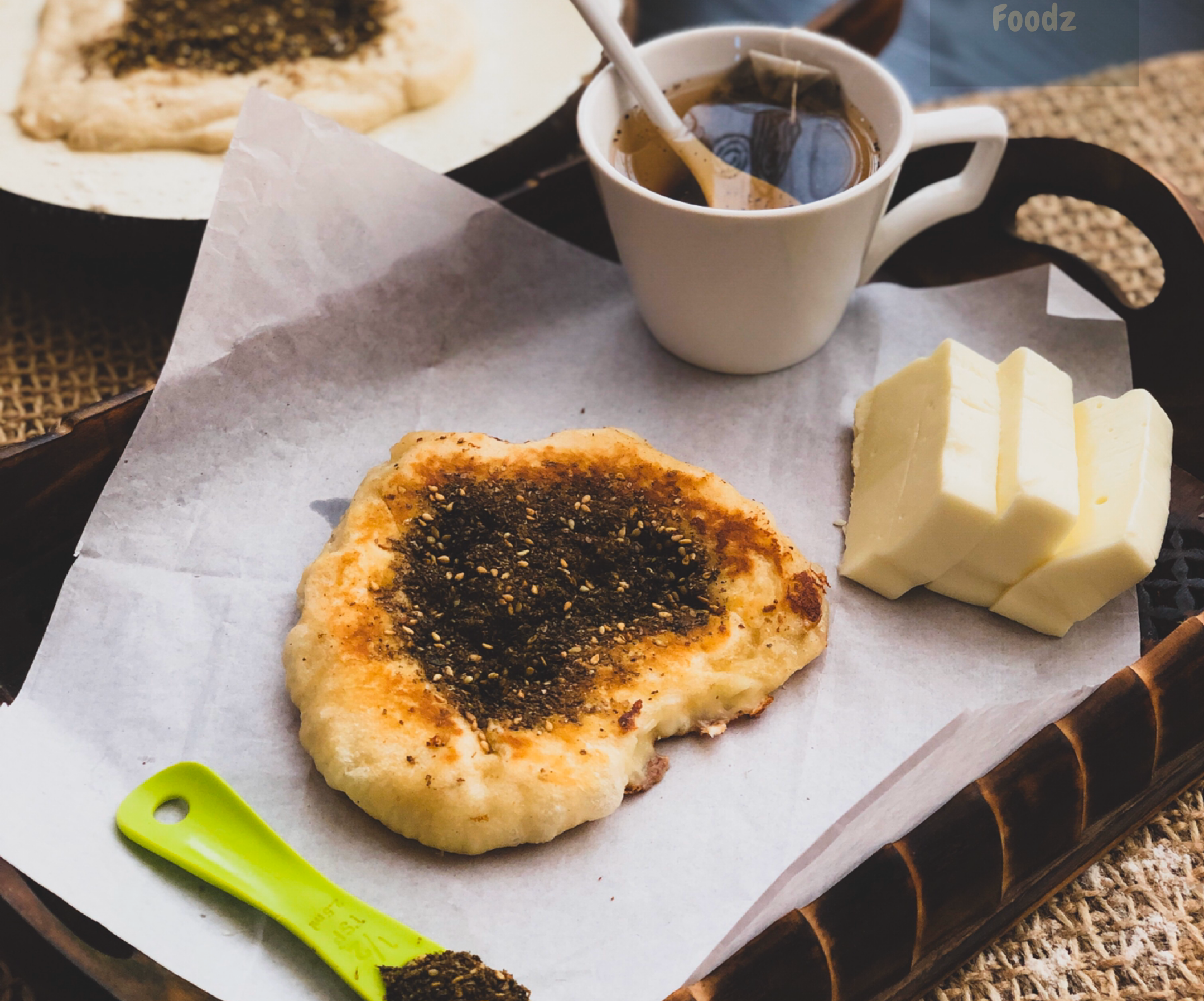 Stove Top Zaatar Manakeesh