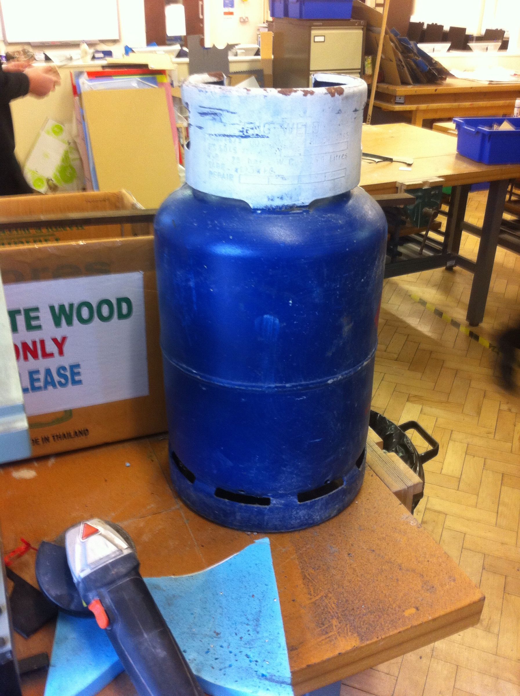 Gas Bottle Log Burner 12 Steps Instructables
