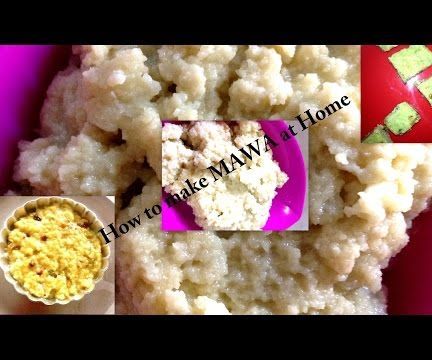 How to Make Mawa / Khoya / Khawa at Home / Reduced Dry Milk / Whole Dry Milk