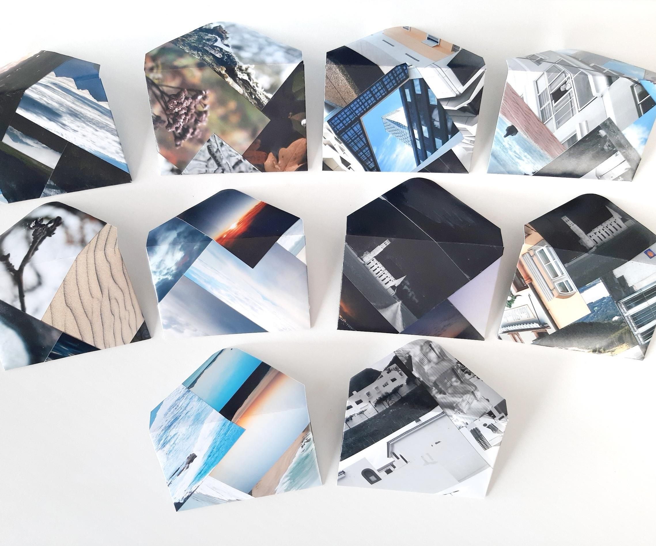 Making Envelopes From Discarded Photos