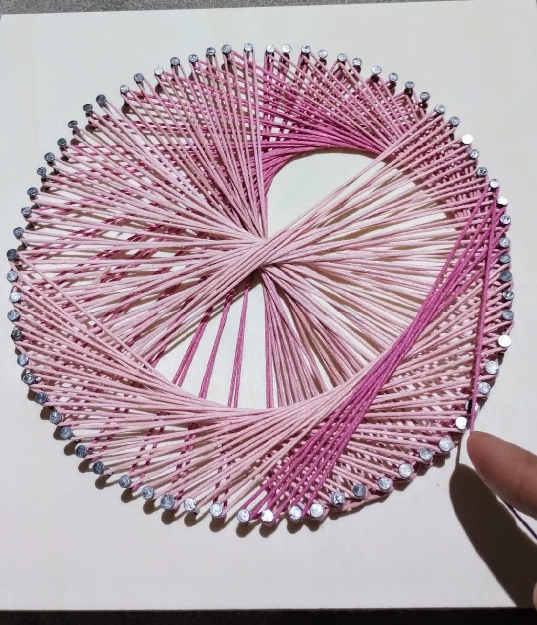 Wavy Thread Design The Art of Weaving: Transforming Thread Into Design : 5 Steps (with ...