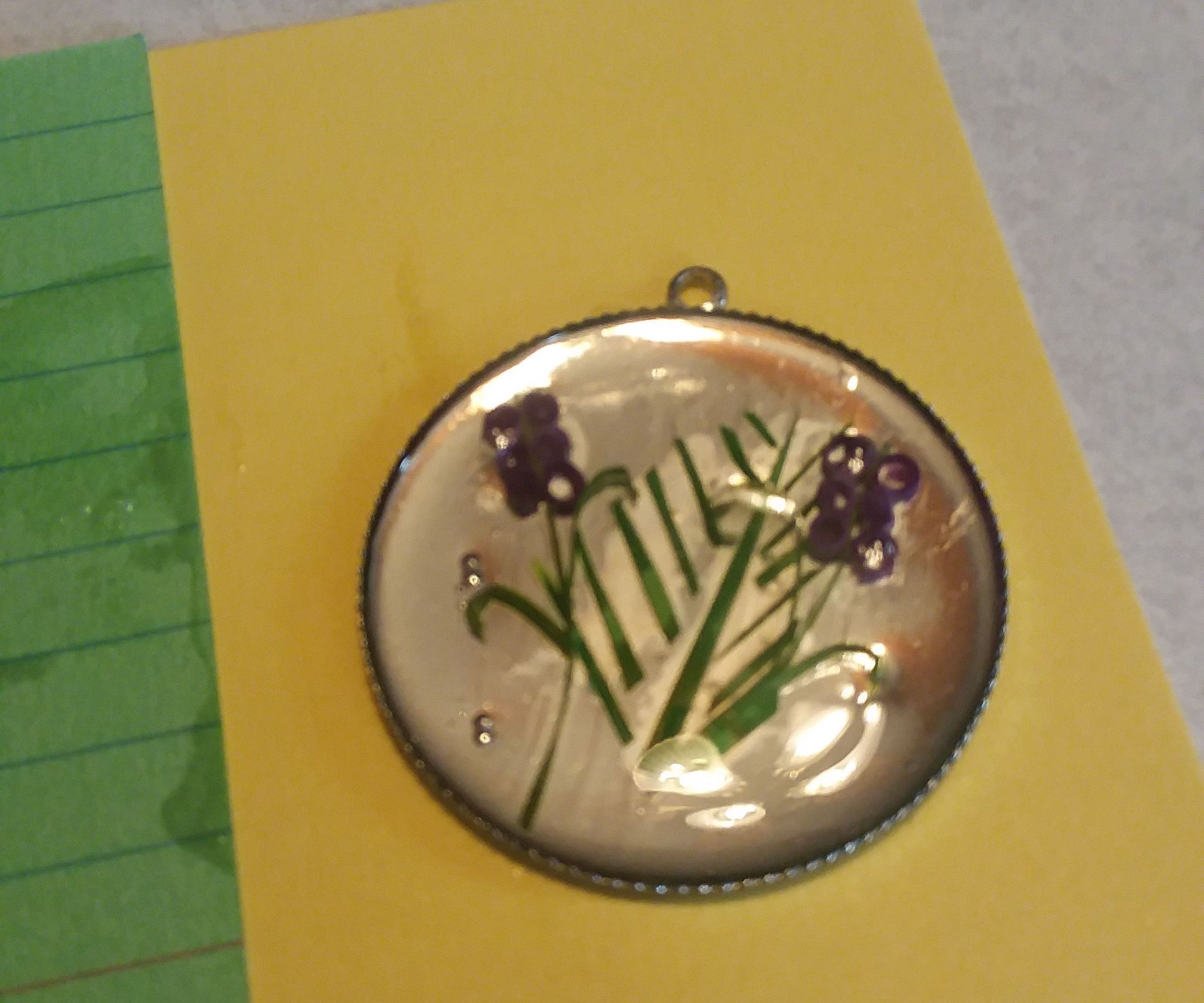 Tiny Flower Necklace Pendant