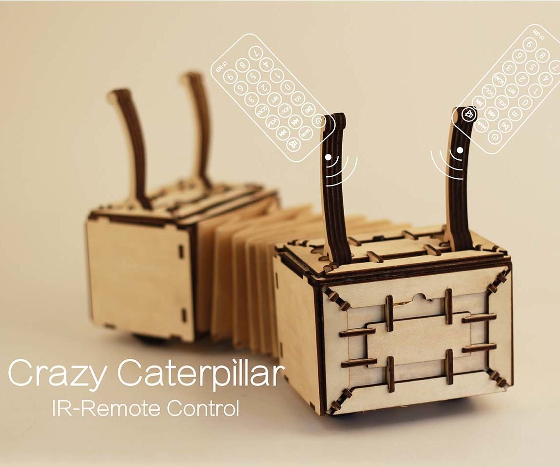 Crazy Caterpillar - Arduino Robot W/Grove Joint & Infrared Sensor : 13 ...