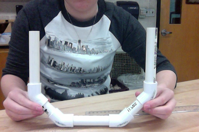 How to Make a Letter U Out of PVC Pipe