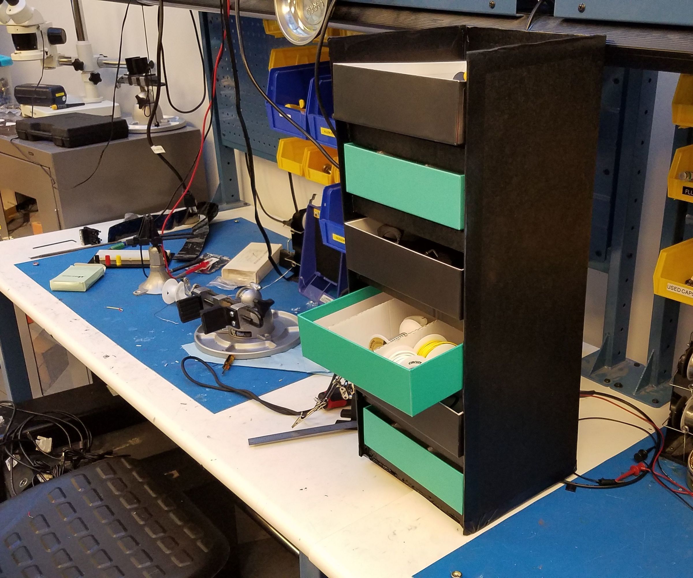 Upcycled Filament-Box Drawers
