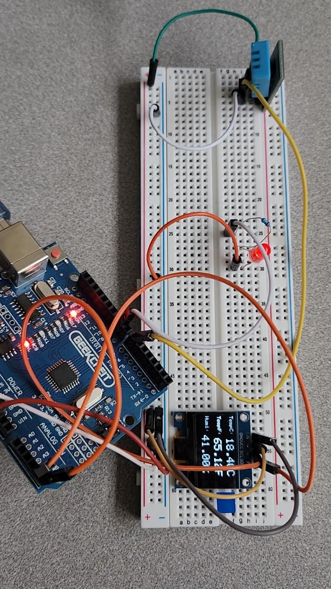 Sensor Temperature Instructable Temperature & Humidity Sensor With DHT11 Sensor and OLED Display : 3 ...