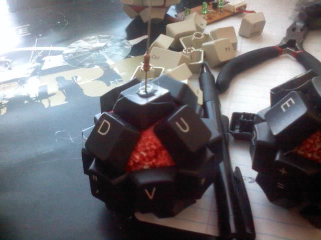 Keyboard Xmas Ornaments