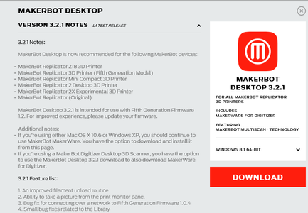 MakerBot Desktop