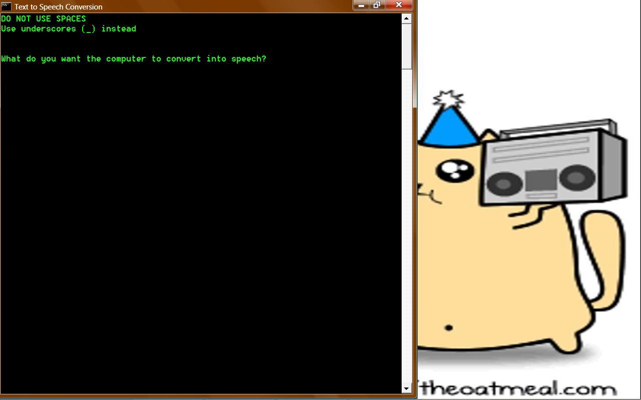 Text to Speech Batch Program