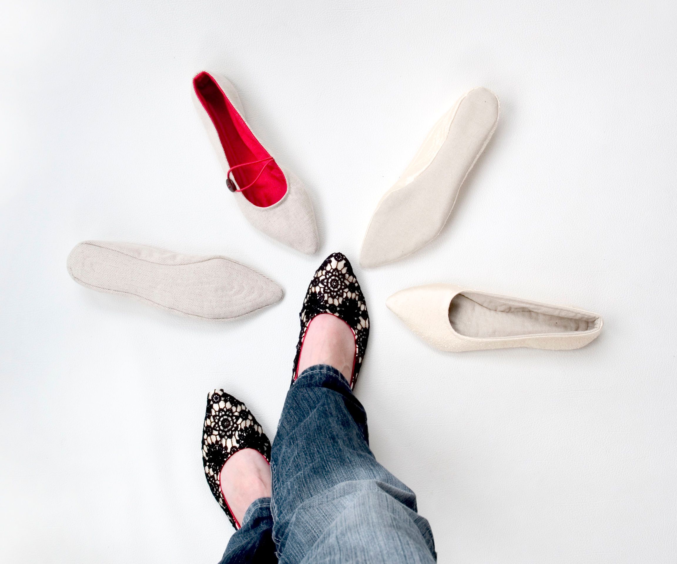 Ballerina Indoor Shoe Sewing Pattern