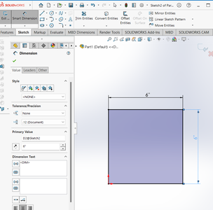 Draw the Square With the Rectangle Tool