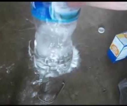 Homemade Vinegar Bomb