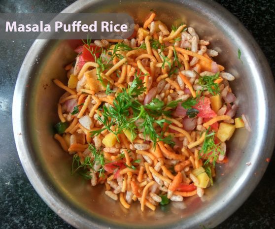 Masala Puffed Rice - Who's Hungry