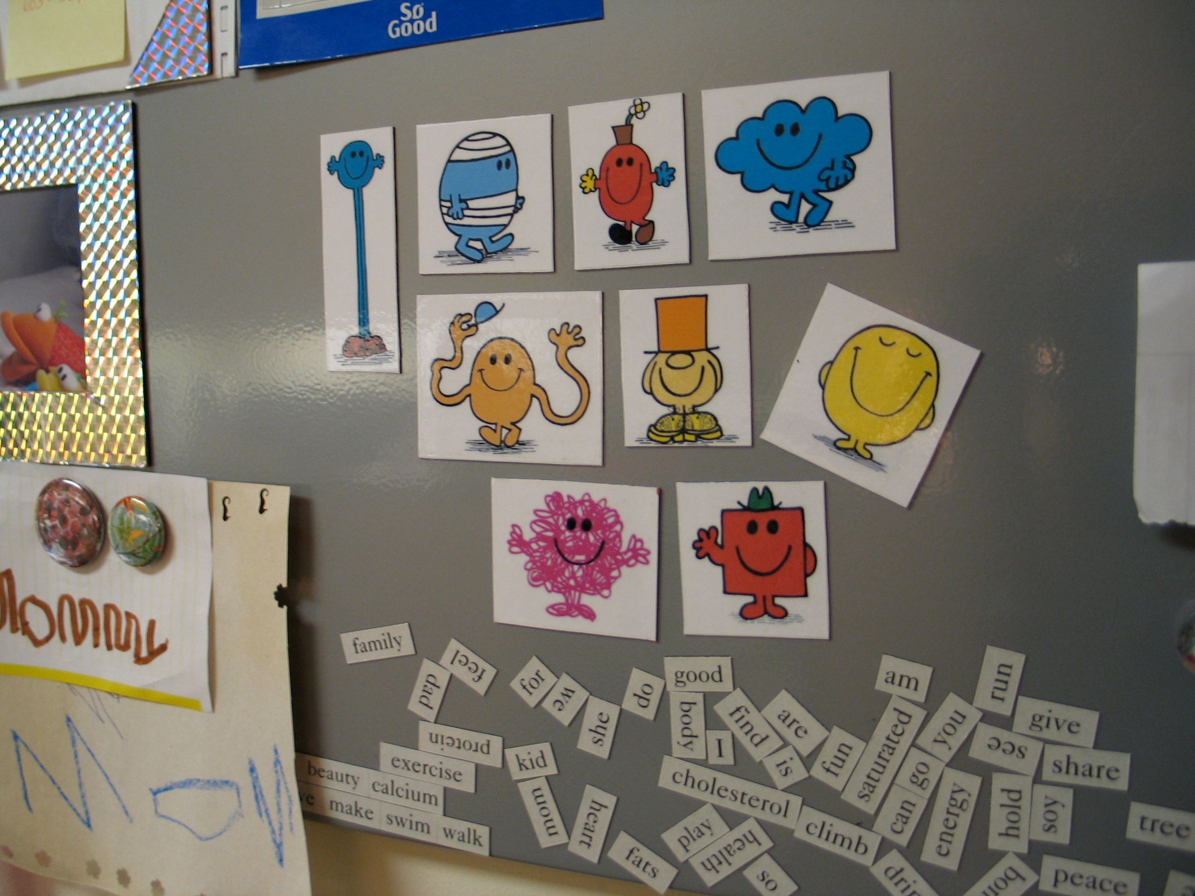 Fun Fridge Magnets From Advertisement Magnets - an Ecofriendly Craft