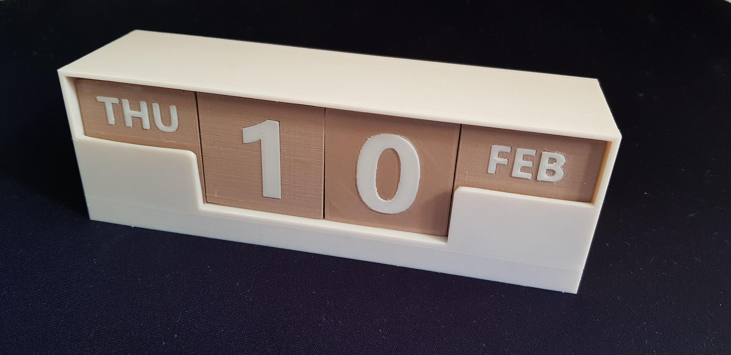 Desk Calendar Cubed 8 Steps (with Pictures) Instructables