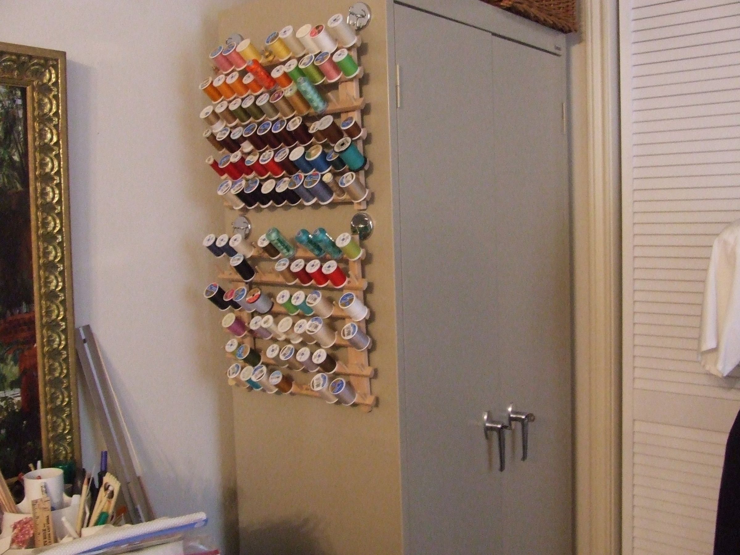 Convert Sewing Thread Stand (Holder) to Hanging Thread Holder