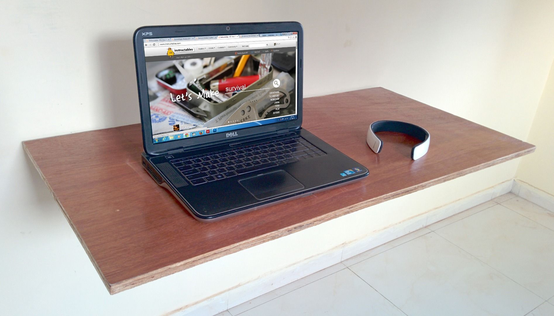 Wall-mounted Fold Out Desk