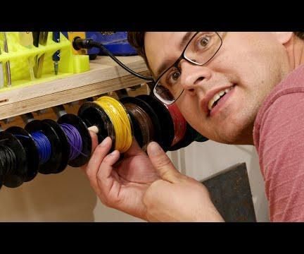 Ultimate Wire Spool Hanger With Removable Spools