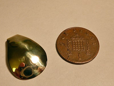 Brass Teardrop Pendant