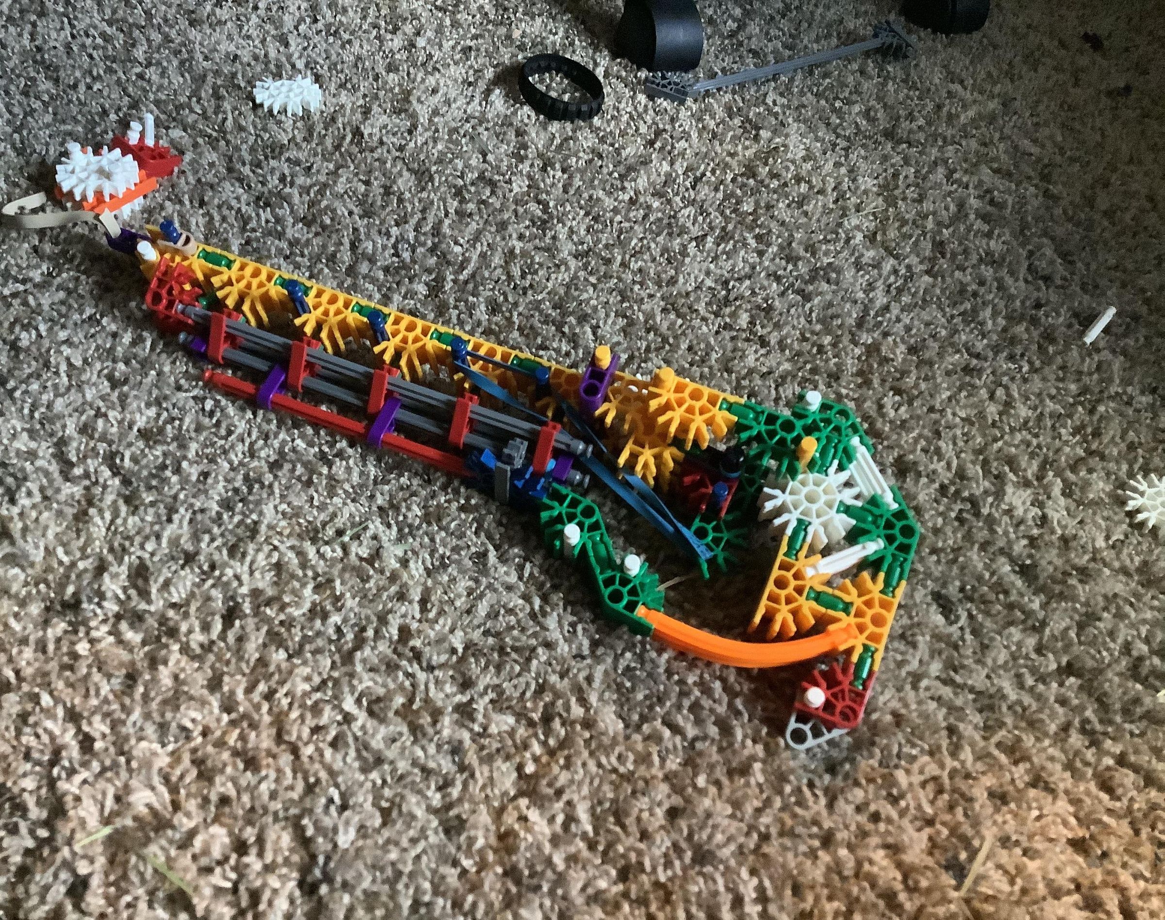 Interesting Knex Gun (slingshot Mechanism)