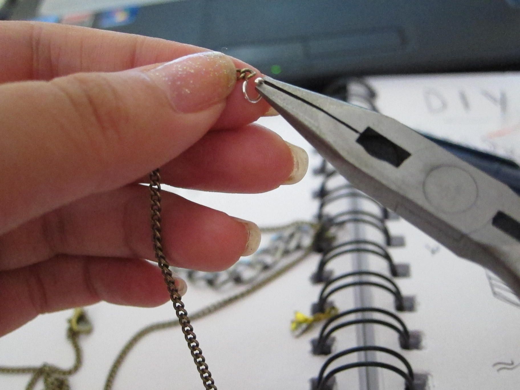 D.I.Y Chain Necklace 13 Steps Instructables