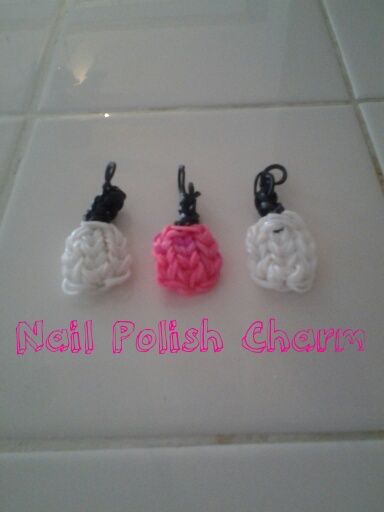 How to Make a Mini Nail Polish Charm on Rainbow Loom