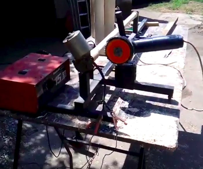 Angle Grinder Wood Lathe, 65$ Cost