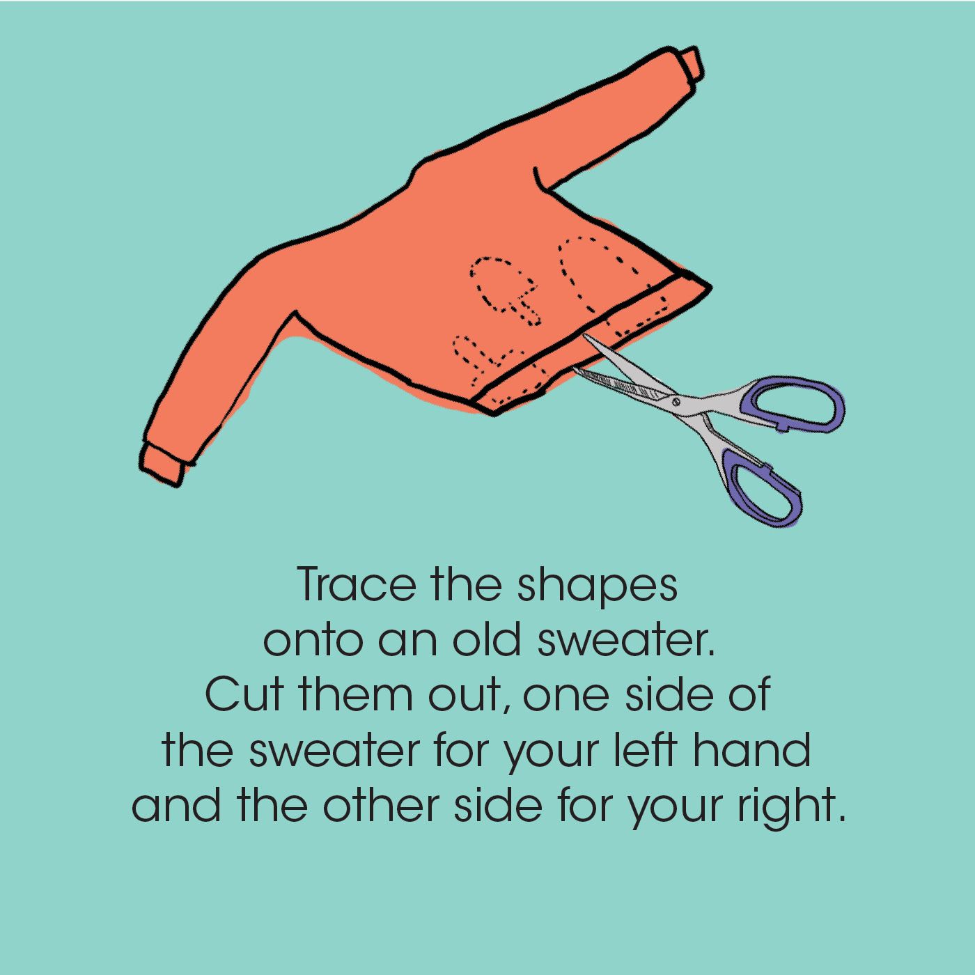 Sweater Mittens 7 Steps (with Pictures) Instructables